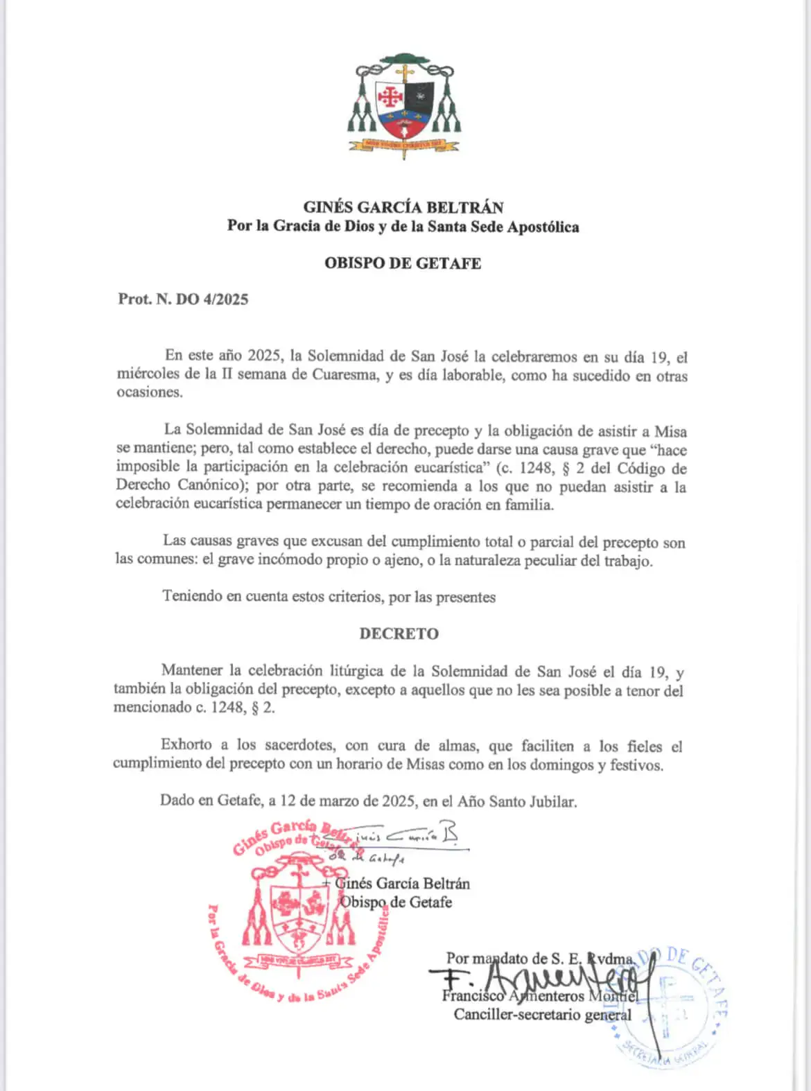 Solemnidad de San José